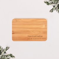 Bambusbrett Mit Gravur | Skyline Aachen Heimatliebe Eigne von bloomstdesign