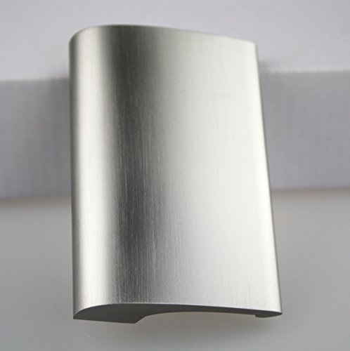 Balkongriff Ziehgriff Terrassentürgriff Deluxe - Aluminium - verschiedene Farbe (Edelstahl eloxiert) von Medos