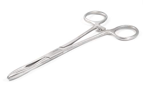 blueINOX Fellpflegezange - Haar-Zupfklemme für Haustiere aus Edelstahl (16 cm, rutschfeste Ausführung) von blueINOX