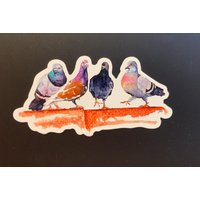 Magnet Tauben von bluecatsArtshop