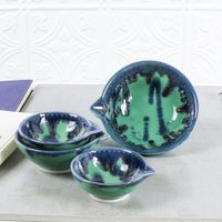Keramik Messbecher, Nesting Prep Bowls, Set 4 Minzgrün, Blaue Tropfen, Modernes Wohndekor, Handgefertigte Keramik, Geschenk Für Den Koch Keramik Messbecher, Nesting Prep Bowls, Set 4 Minzgrün, Blaue Tropfen, Modernes Wohndekor, Handgefertigte Keramik, Geschenk Für Den Koch von blueroompottery