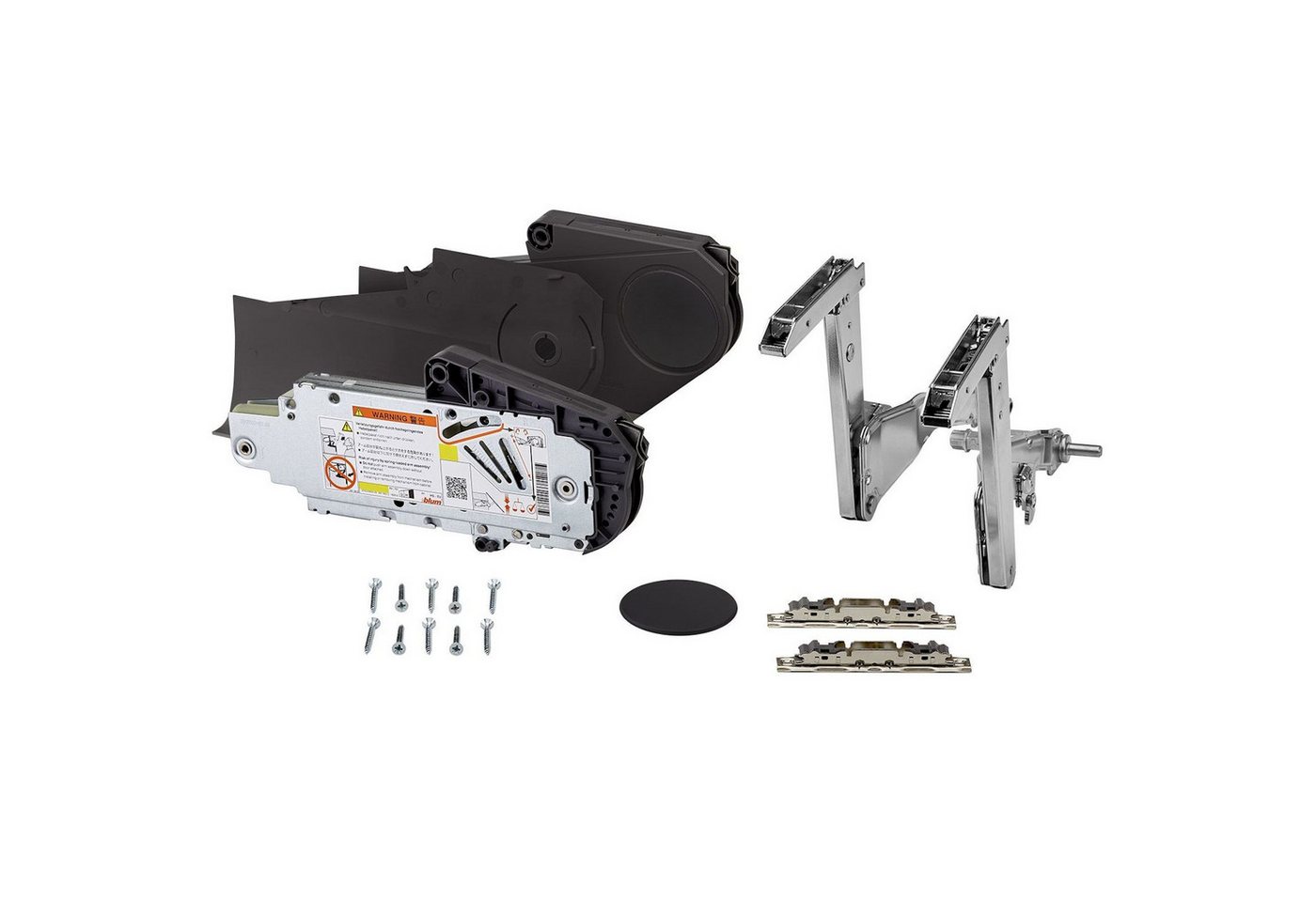 blum Möbelbeschlag AVENTOS HS Kraftspeicher-Set Klappenbeschlag, Typ E anthrazit Korpushöhe 526-675mm Frontgewicht 5-13kg blum Möbelbeschlag AVENTOS HS Kraftspeicher-Set Klappenbeschlag, Typ E anthrazit Korpushöhe 526-675mm Frontgewicht 5-13kg von blum