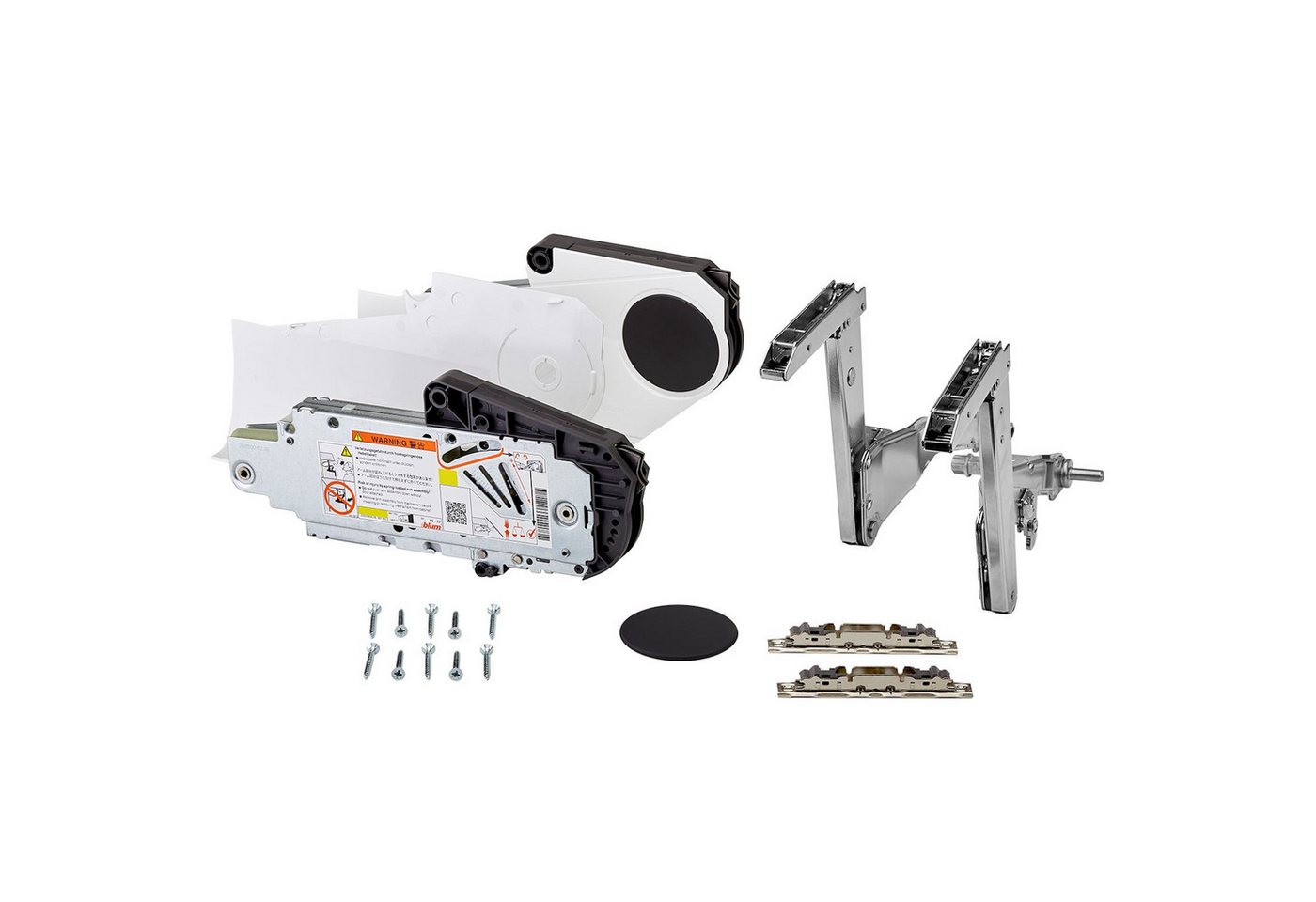 blum Möbelbeschlag AVENTOS HS Kraftspeicher-Set Klappenbeschlag, Typ E seidenweiß Korpushöhe 526-675mm Frontgewicht 5-13kg blum Möbelbeschlag AVENTOS HS Kraftspeicher-Set Klappenbeschlag, Typ E seidenweiß Korpushöhe 526-675mm Frontgewicht 5-13kg von blum