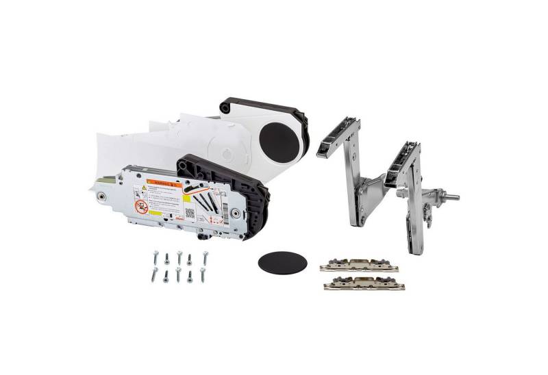blum Möbelbeschlag AVENTOS HS Kraftspeicher-Set Klappenbeschlag, Typ F seidenweiß Korpushöhe 526-675mm Frontgewicht 9,75-19kg von blum