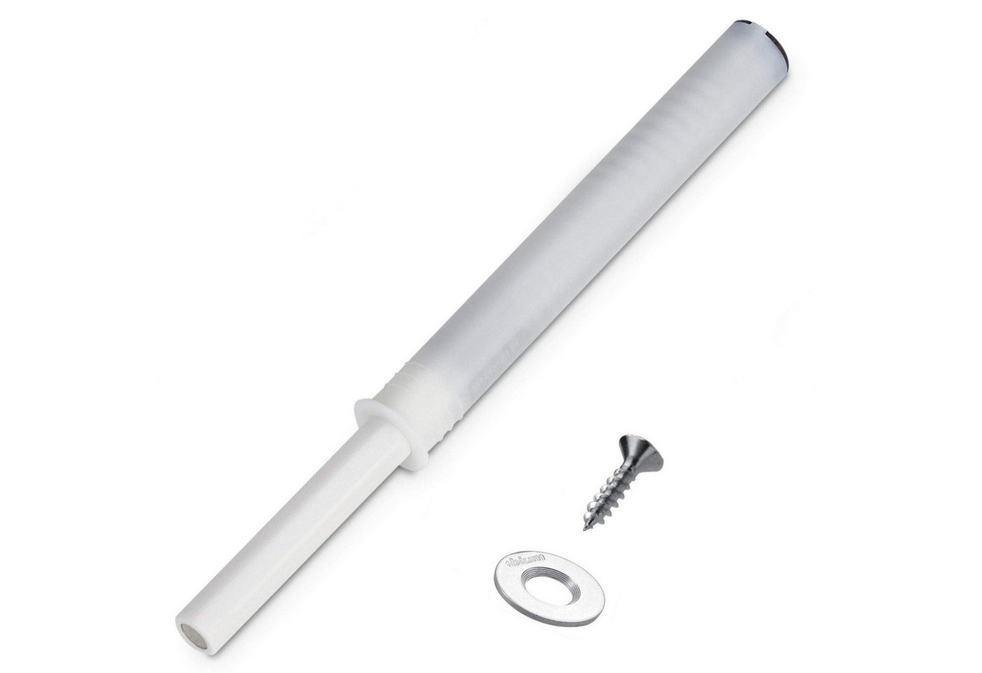 blum Möbelbeschlag Tip-On 956A1002 Langversion Seidenweiß mit Magnet von blum