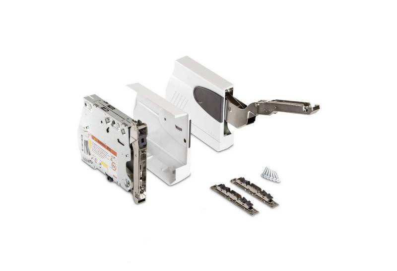 blum Möbelbeschlag Komplettset AVENTOS HK Klappenbeschlag, für Tip-On seidenweiß Hochklappe von blum