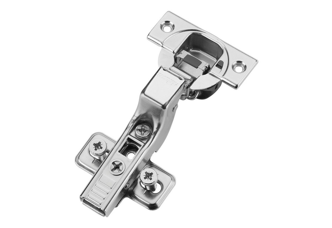 blum Möbelbeschlag Topfband 110° mit BLUMOTION Dämpfung & Schließautomatik (1 St), Innenanschlag 71B3750 inkl. Montageplatte 173L8100 von blum