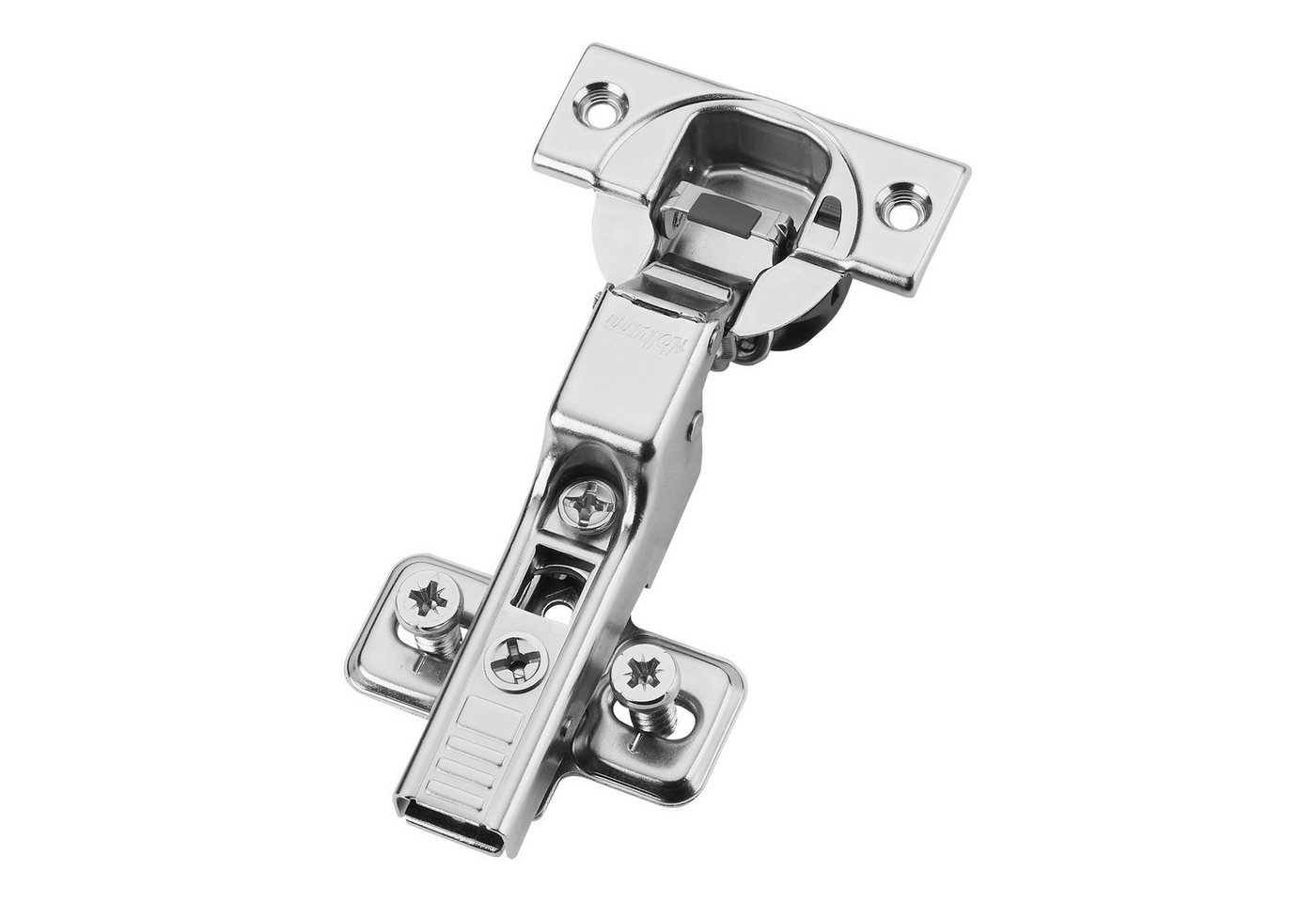 blum Möbelbeschlag Topfband 110° mit BLUMOTION Dämpfung & Schließautomatik (1 St), Mittelanschlag 71B3650 inkl. Montageplatte 173L8100 von blum