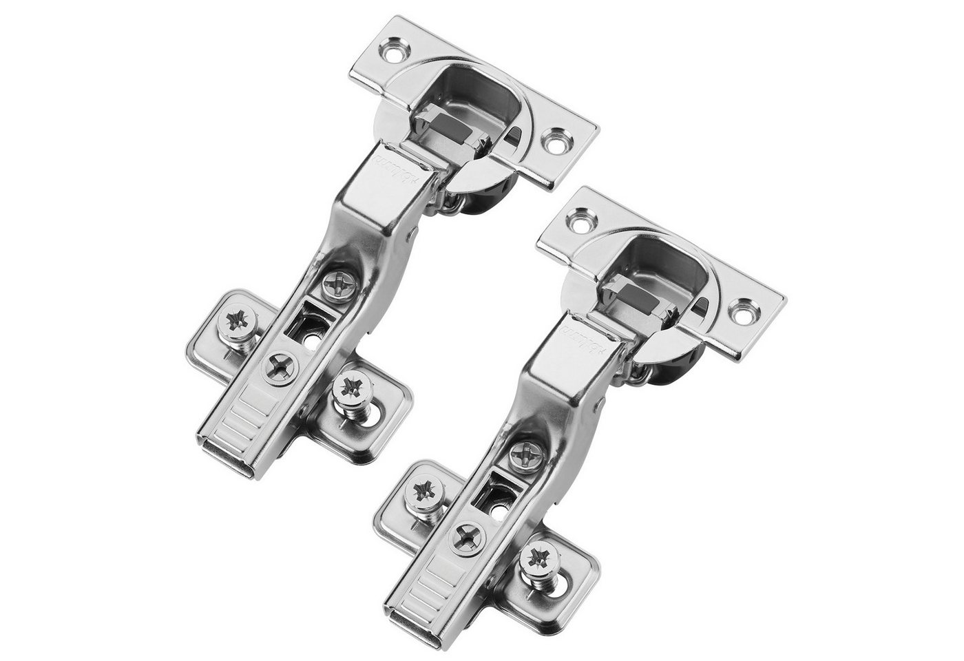 blum Möbelbeschlag Topfband 110° mit BLUMOTION Dämpfung & Schließautomatik (Spar-Set, 2 St), Innenanschlag 71B3750 inkl. Montageplatte 173L8100 von blum