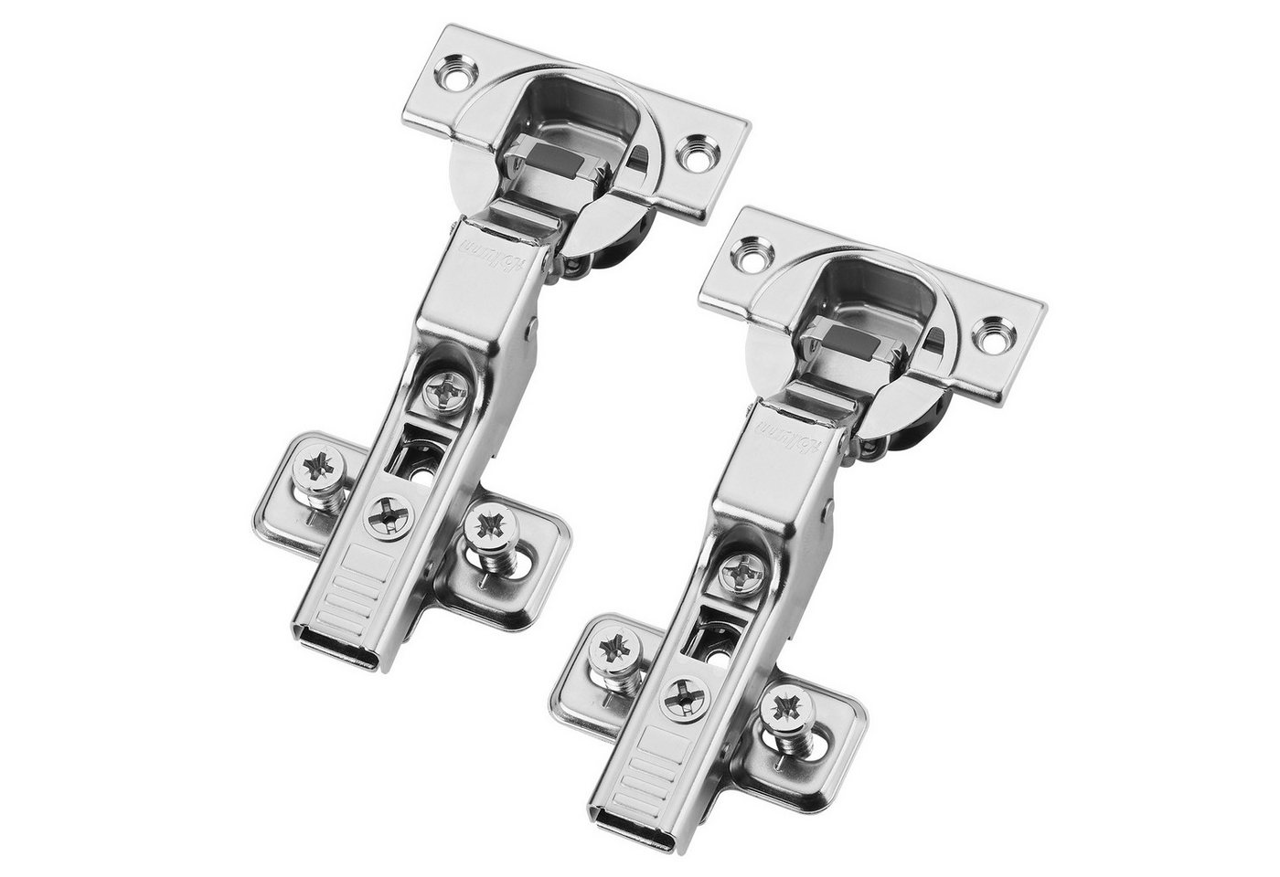 blum Möbelbeschlag Topfband 110° mit BLUMOTION Dämpfung & Schließautomatik (Spar-Set, 2 St), Mittelanschlag 71B3650 inkl. Montageplatte 173L8100 von blum
