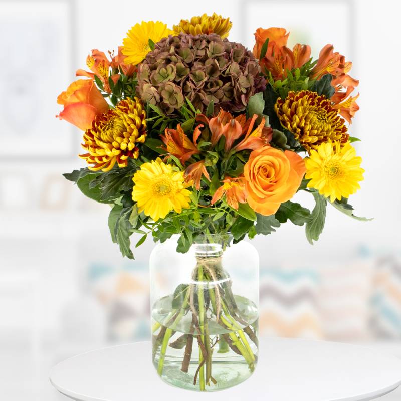 Blumenstrauß Feuriger Herbst von blumenshop.de