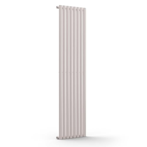 blumfeldt Badheizkörper, Design Heizkörper Flach, Sparsamer Flachheizkörper Vertikal, 728 Watt Warmwasser Wandheizkörper für Badezimmer & Wohnzimmer, Leiser Vertikal Heizkörper mit Thermostat von blumfeldt