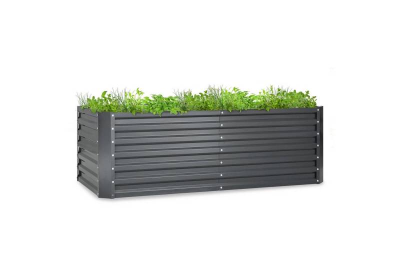 blumfeldt Blumentopf High Grow Straight Hochbeet Metall von blumfeldt