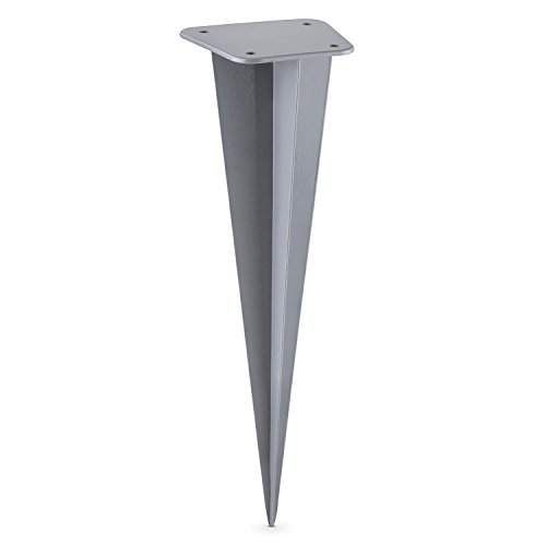 blumfeldt Einschlaghülse für Bari Seitenmarkise - Erdnagel, Befestigung der Endhülse im Rasen, im Garten, Aluminium, pulverbeschichtet, korrosionsbeständig, 40 cm Einschlagtiefe, grau blumfeldt Einschlaghülse für Bari Seitenmarkise - Erdnagel, Befestigung der Endhülse im Rasen, im Garten, Aluminium, pulverbeschichtet, korrosionsbeständig, 40 cm Einschlagtiefe, grau von blumfeldt