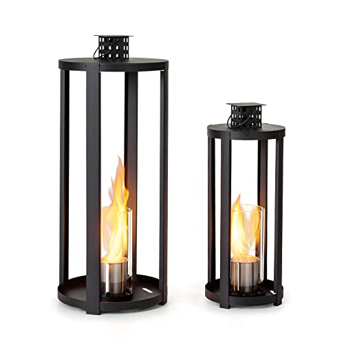 blumfeldt Fiamme Cilindro Tischkamin Indoor 2er Set - Tischfeuer Indoor mit je 0,3 Liter Volumen, Bioethanol Tischkamin mit bis zu 4 h Brenndauer, verbrennt geruchsneutral, schwarz blumfeldt Fiamme Cilindro Tischkamin Indoor 2er Set - Tischfeuer Indoor mit je 0,3 Liter Volumen, Bioethanol Tischkamin mit bis zu 4 h Brenndauer, verbrennt geruchsneutral, schwarz von blumfeldt
