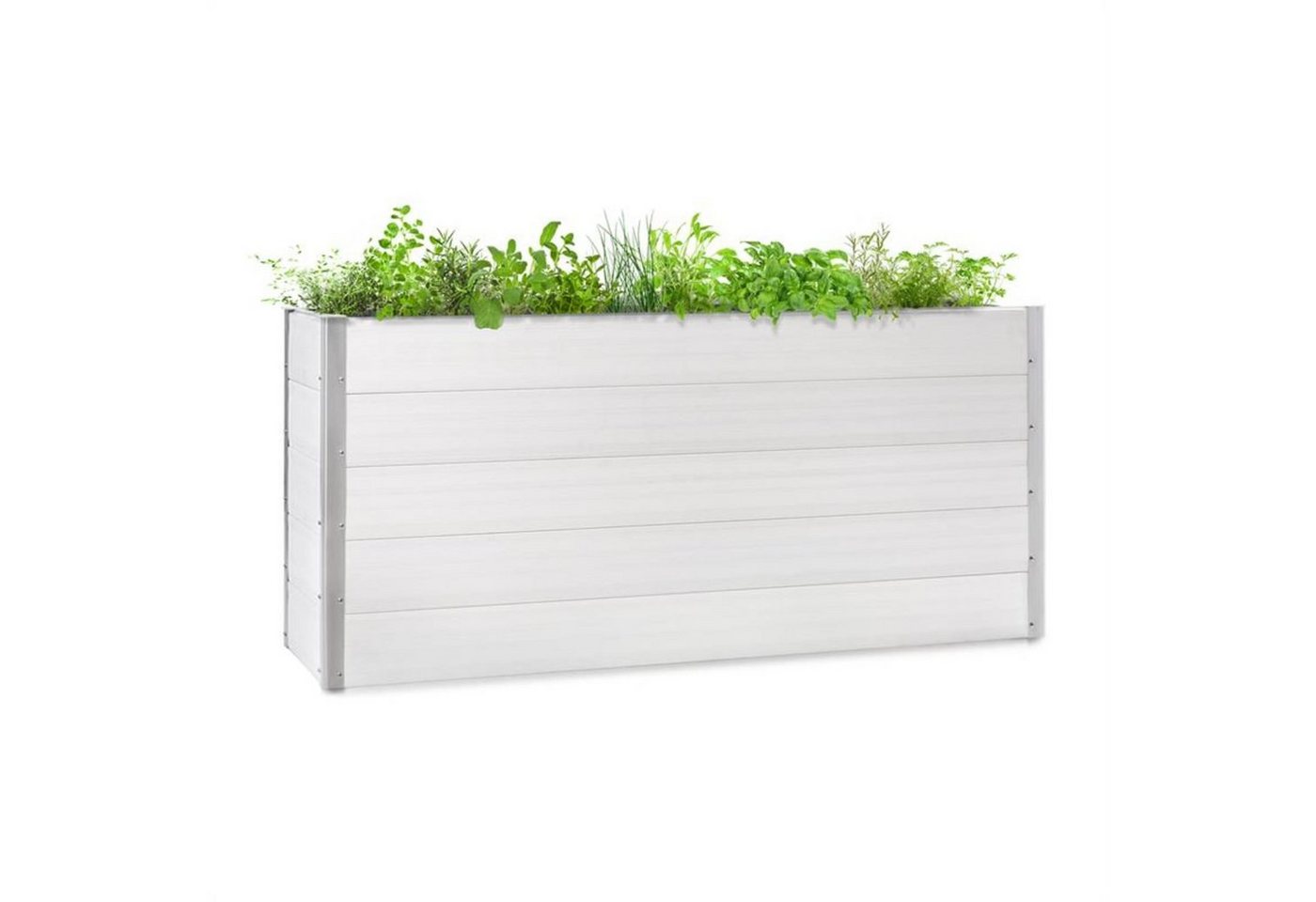 blumfeldt Hochbeet Nova Grow Gartenbeet, Pflanzkübel Outdoor Balkon außen groß WPC Garten von blumfeldt