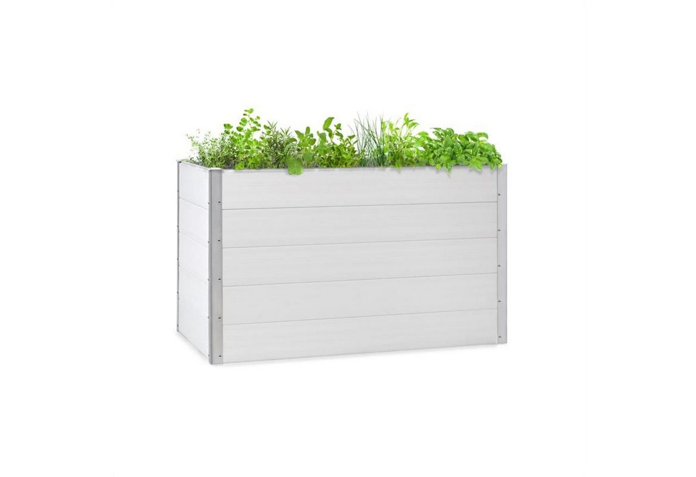 blumfeldt Hochbeet Nova Grow Gartenbeet, Pflanzkübel Outdoor Balkon außen groß WPC Garten von blumfeldt