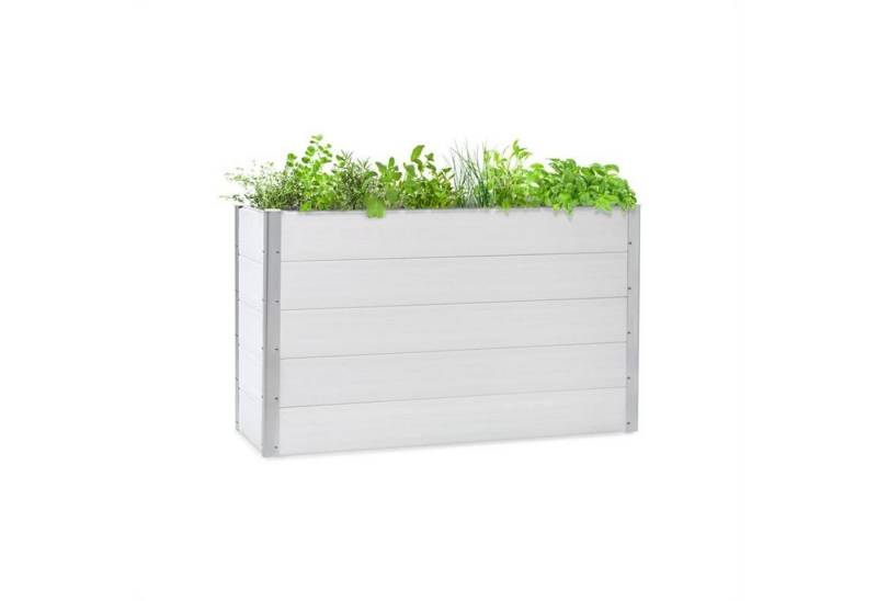 blumfeldt Hochbeet Nova Grow Hochbeet Kunststoff, Pflanzkübel Outdoor Balkon außen groß WPC Garten von blumfeldt