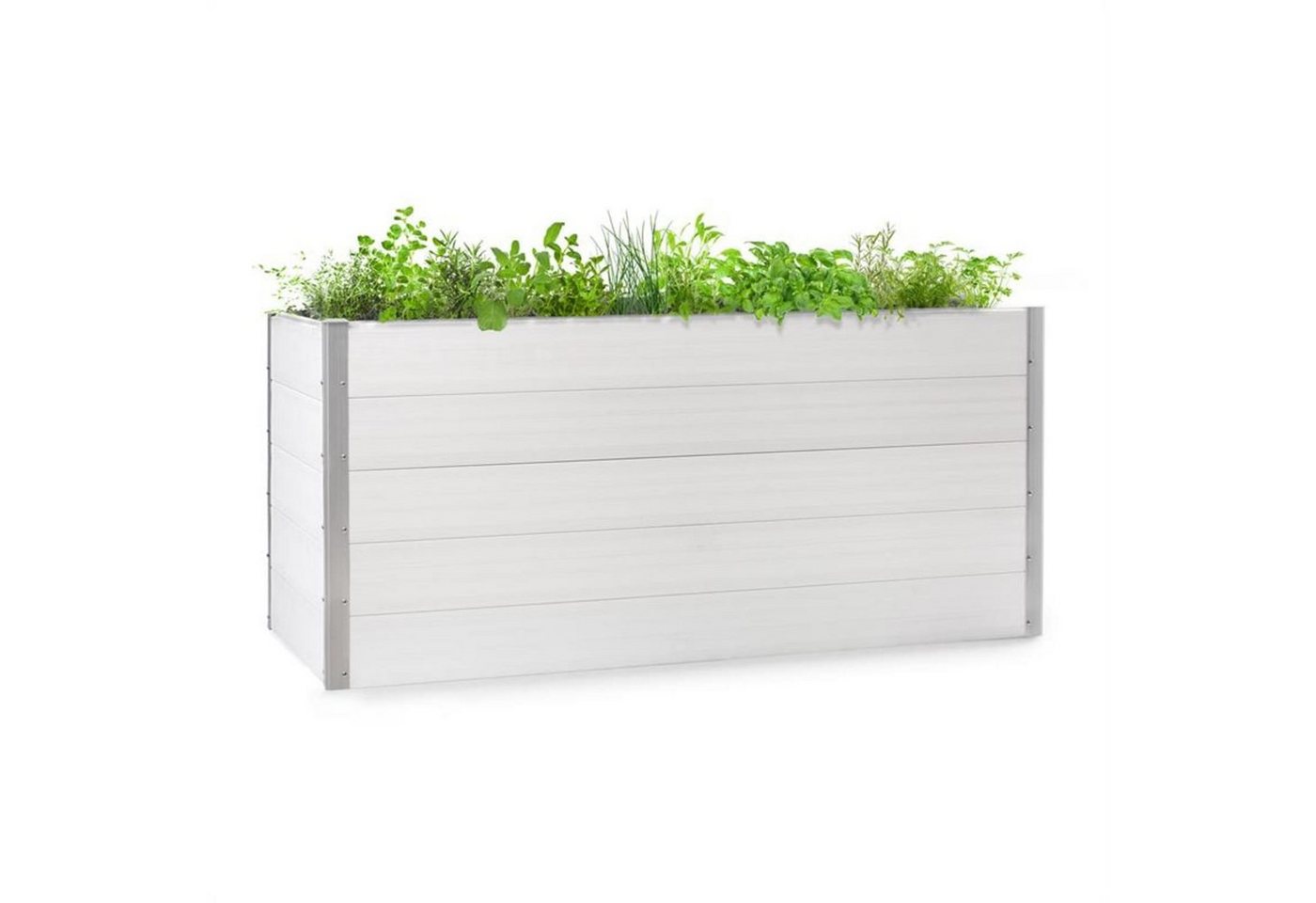 blumfeldt Hochbeet Nova Grow Gartenbeet, Pflanzkübel Outdoor Balkon außen groß WPC Garten von blumfeldt