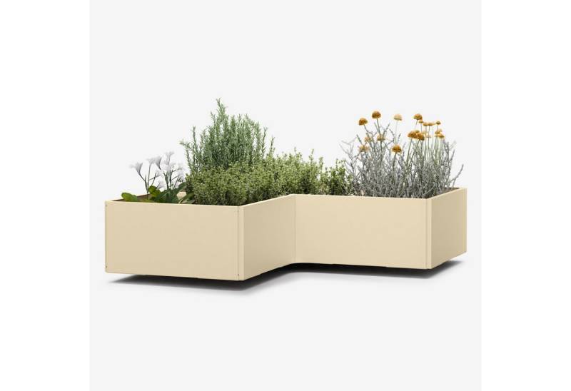 blumfeldt Hochbeet Versagrow Hochbeet Metall mit 8 Modulen, Pflanzkübel Outdoor Balkon außen groß Metall Garten von blumfeldt
