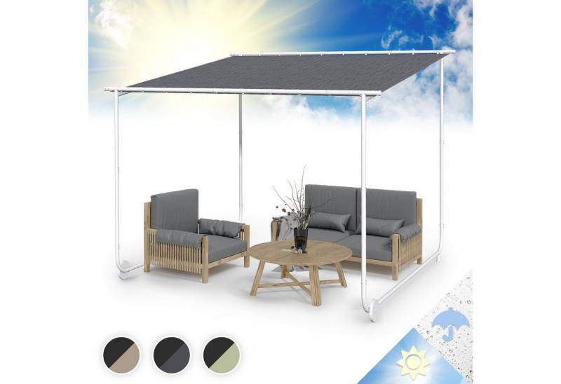 blumfeldt Pavillon Gazebo Nantes Wheeled, (Packung, Set), Pergola Terrassenüberdachung Grillpavillon Gartenpavillon Terrasse von blumfeldt