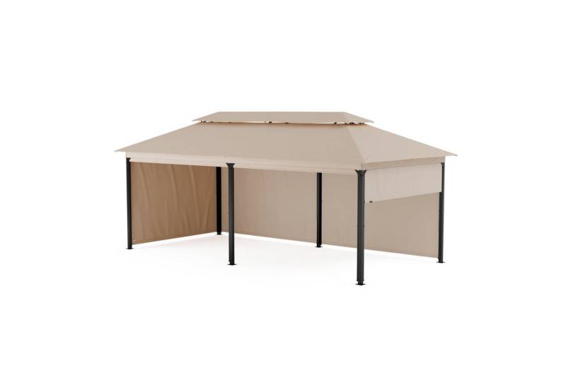 blumfeldt Pavillon Grandezza, (Set), Gartenpavillon Outdoor Garten mit 4 Seitenteilen Stahl 275x297x597 cm von blumfeldt