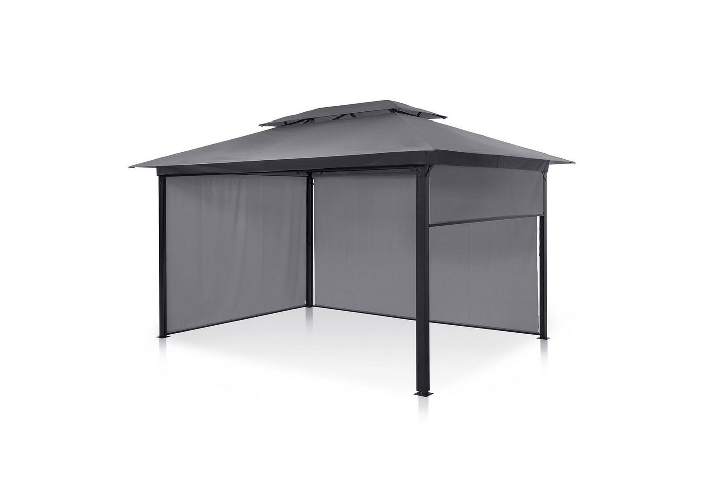 blumfeldt Pavillon Grandezza Cortina, Winterfest Garten Outdoor Pergola 400 x 300 Windgeschützt von blumfeldt