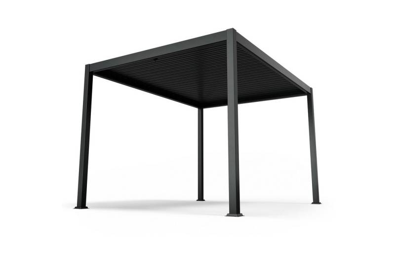 blumfeldt Pavillon LuminaHaven, (Set), Pergola 3x4m Seitenwände pulverbeschichtet wetterfest Garten von blumfeldt
