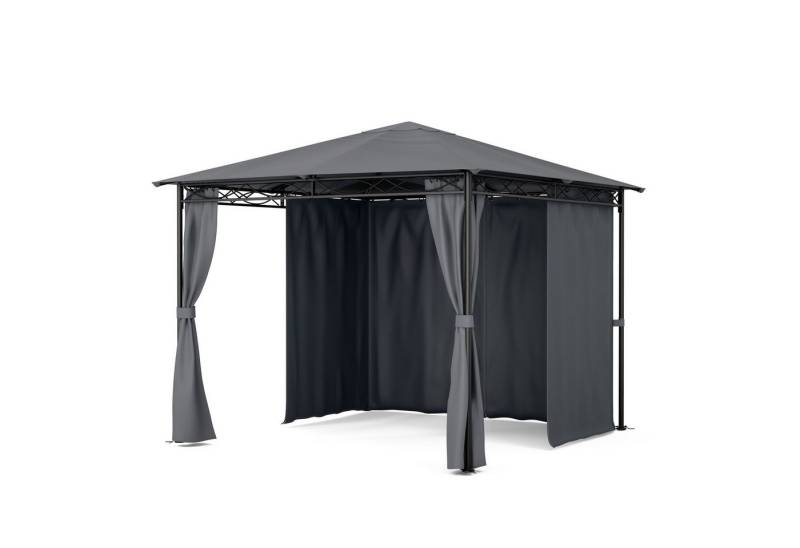 blumfeldt Pavillon Mondo 3x3, (Set), Pergola Terrassenüberdachung Grillpavillon Gartenpavillon Sonnenschutz von blumfeldt