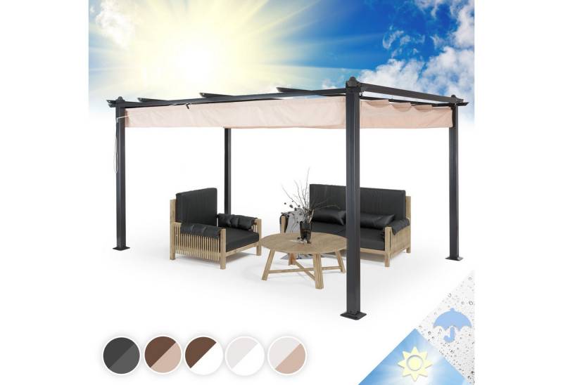 blumfeldt Pavillon Pantheon 3x4, (Set), Terrassenüberdachung Grillpavillon Gartenpavillon Sonnenschutz von blumfeldt