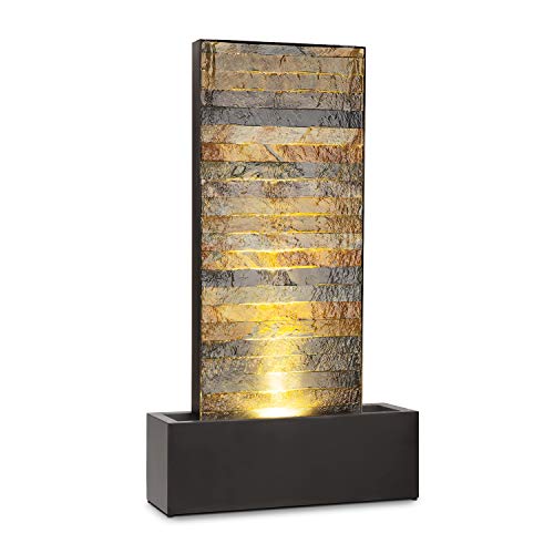 blumfeldt Raincastle Gartenbrunnen für drinnen und draußen Allround Edition - stetiger Wasserumlauf, extralanges 10 m Netzkabel, 12 LEDs, 8 W Pumpe, Schutzart: IPX8, 10 kg, Graphitgrau blumfeldt Raincastle Gartenbrunnen für drinnen und draußen Allround Edition - stetiger Wasserumlauf, extralanges 10 m Netzkabel, 12 LEDs, 8 W Pumpe, Schutzart: IPX8, 10 kg, Graphitgrau von blumfeldt