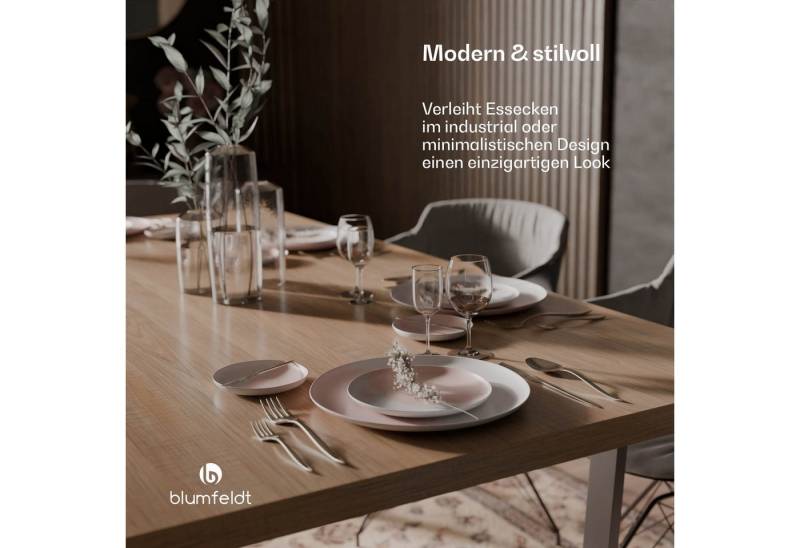 blumfeldt Schreibtisch Bearsdon Tischplatte 180 x 90 cm (Packung, 1 Tisch), Tischplatte 180 x 90 cm Hausbar Küche Tisch Schichtholz von blumfeldt