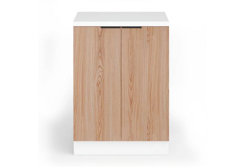 blumfeldt Spülenunterschrank WoodVista (Set) Unterschrank Schubladen 60cm Metallgriff Arbeitsplatte von blumfeldt