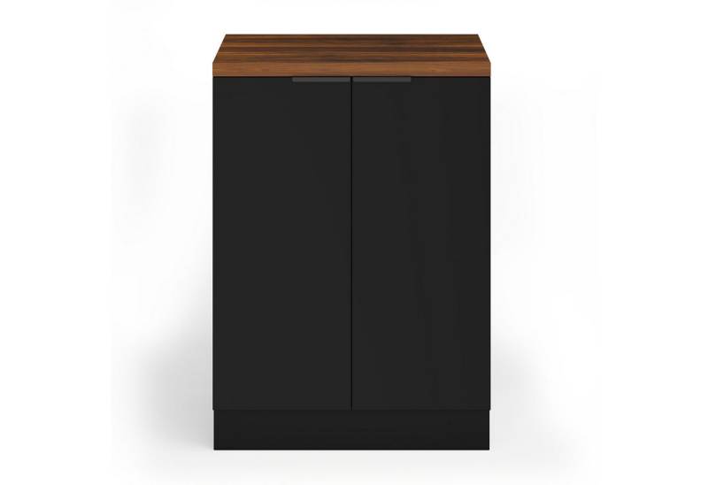 blumfeldt Spülenunterschrank WoodVista (Set) Unterschrank Schubladen 60cm Metallgriff Arbeitsplatte von blumfeldt