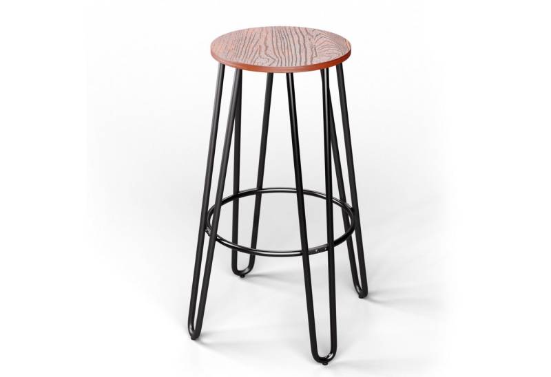 blumfeldt Stuhl Hamilton (Set, 2 St), Bistro stuhl Gartenstuhl Outdoor Indoor Holz Stahl von blumfeldt