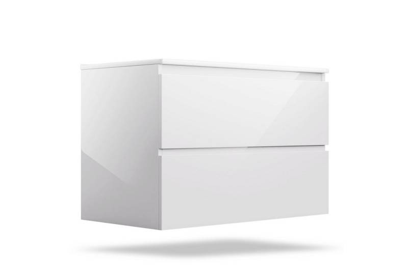 blumfeldt Waschtisch Johnstone Waschtisch Badezimmerschrank Badschrank, Waschbecken mit Schrank Waschbeckenunterschrank Set von blumfeldt