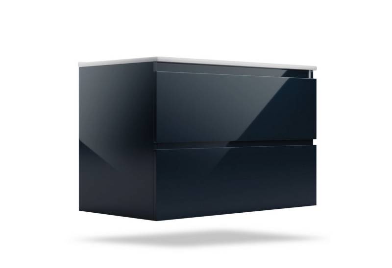 blumfeldt Waschtisch Johnstone Waschtisch Badezimmerschrank Badschrank, Waschbecken mit Schrank Waschbeckenunterschrank Set von blumfeldt