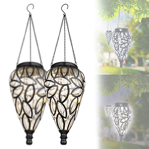 Solarlampe für Außen Hängend Tropfen 2er Set – Solarleuchte Garten 50 cm Hoch – Außenleuchte Gartenlampe LED 10 cm Durchmesser – Leuchte Solar Aussenlampe IP 44 Metall Wetterfest Solarlampe für Außen Hängend Tropfen 2er Set – Solarleuchte Garten 50 cm Hoch – Außenleuchte Gartenlampe LED 10 cm Durchmesser – Leuchte Solar Aussenlampe IP 44 Metall Wetterfest von bmf-versand
