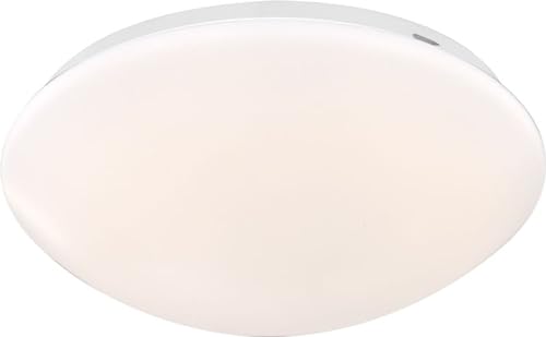 bmf-versand® Deckenlampe LED Rund - Deckenleuchte Flur - Deckenbeleuchtung Wohnzimmer Küche - Runde Flurlampe 25,5 cm - Bürolampe 8 Watt Warmweiß von bmf-versand