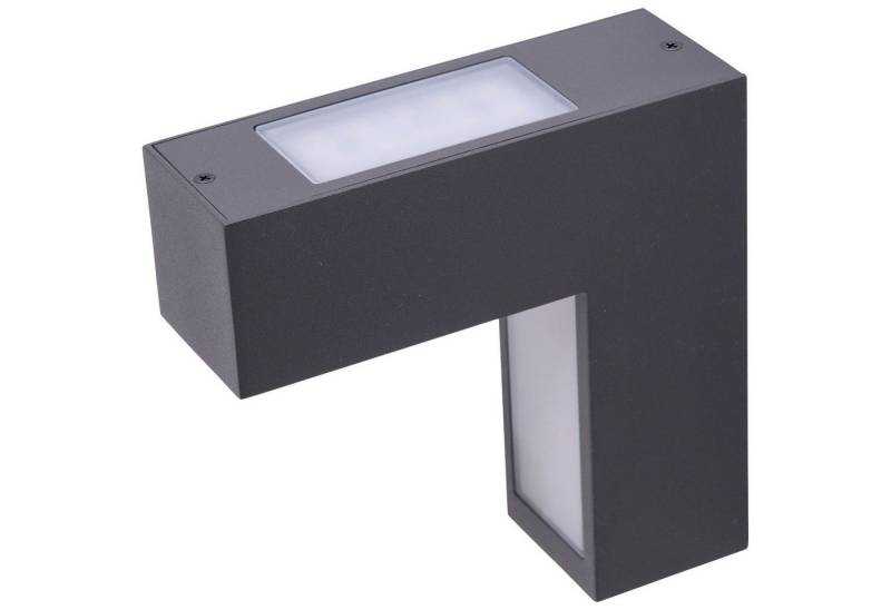 bmf-versand Außen-Wandleuchte Außenwandleuchte LED Wandleuchte Außen Wandlampe Wandstrahler, 2x 24x 5W Epistar LED, LED fest integriert, Außenleuchte von bmf-versand