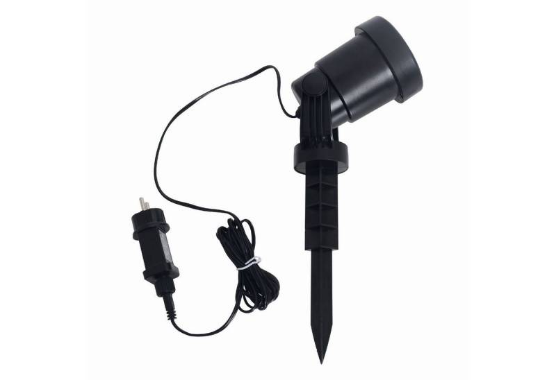 bmf-versand Außen-Wandleuchte Gartenstrahler bunt mit Strom LED Projektor Laser Außenstrahler, Fernbedienung, LED fest integriert, rot und grün, Laserstrahler Laserprojektor von bmf-versand