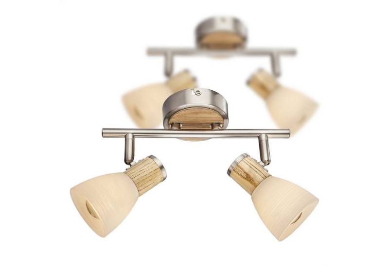 bmf-versand Deckenleuchte Deckenleuchte Wohnzimmer 2er Set Flur Deckenlampe Deckenstrahler 2 von bmf-versand