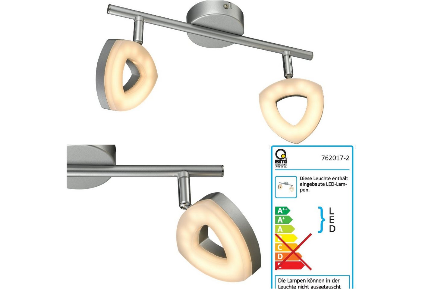 bmf-versand Deckenleuchte ESTO Deckenleuchte LED Wohnzimmer Deckenlampe Deckenstrahler 2 von bmf-versand