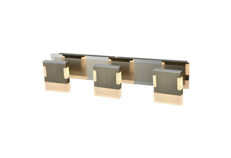bmf-versand Deckenleuchte LED Wohnzimmer Wandlampe Wandleuchte Schalter 3 Flammig Stahl 762036-3 von bmf-versand