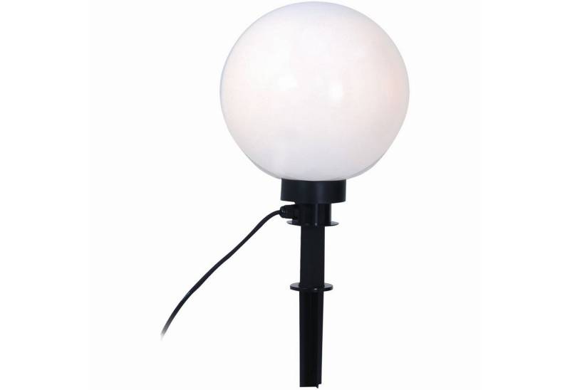 bmf-versand Gartenleuchte Außenleuchte Kugel Erdspieß Kugelleuchte Garten Strom 50 cm Außenlampe, Acrylglas, ohne Leuchtmittel, Gartenkugel von bmf-versand