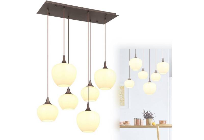 bmf-versand Hängeleuchte Hängelampe Esszimmer Hängeleuchte 6 Flammig Pendelleuchte Wohnzimmer, schwarze Textilkabel, ohne Leuchtmittel, Pendellampe Esstisch bmf-versand Hängeleuchte Hängelampe Esszimmer Hängeleuchte 6 Flammig Pendelleuchte Wohnzimmer, schwarze Textilkabel, ohne Leuchtmittel, Pendellampe Esstisch von bmf-versand