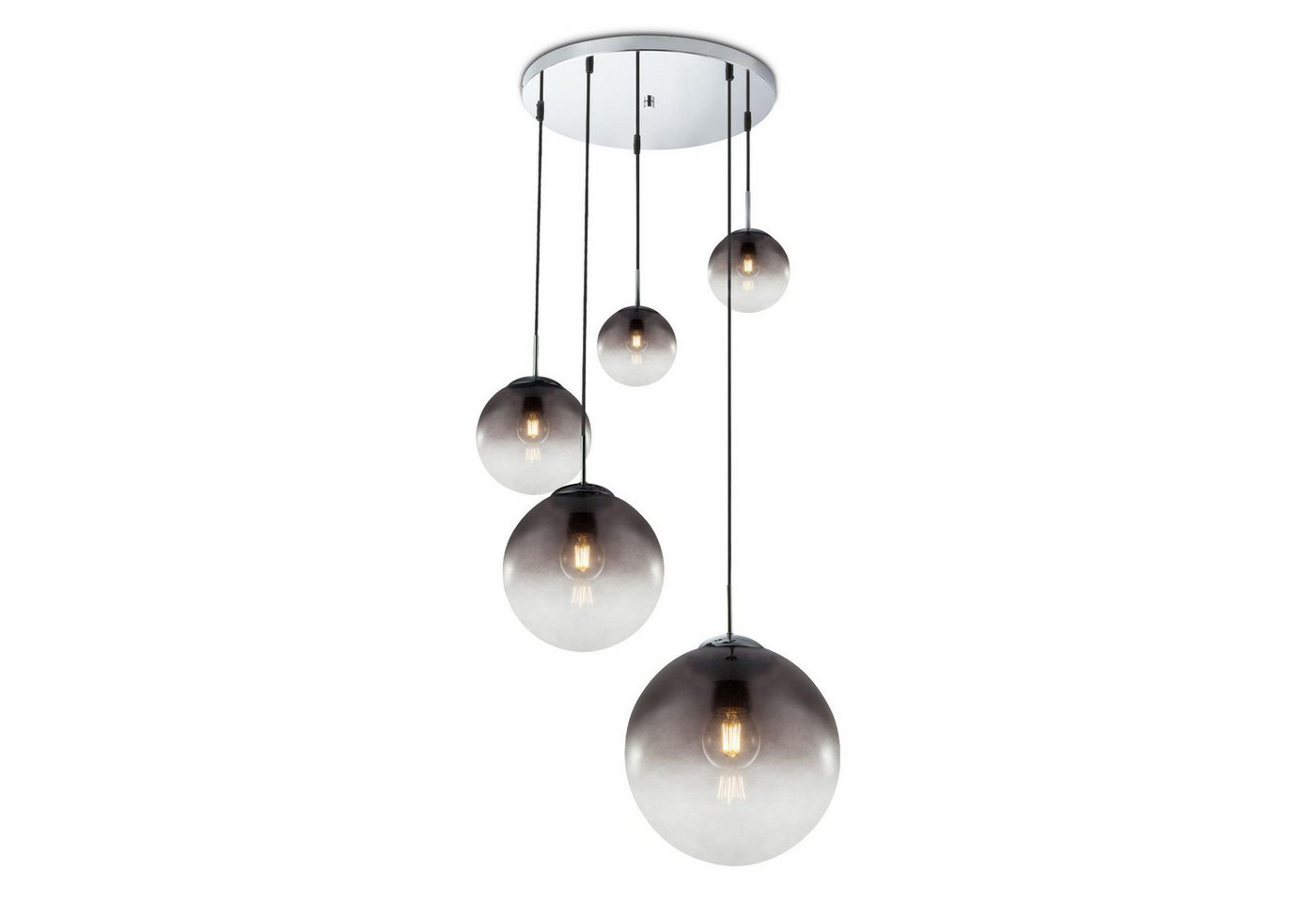 bmf-versand Hängeleuchte Hängelampe Esszimmer Rauchglas Kugeln Hängeleuchte Wohnzimmer Modern, Wohnzimmerlampe, ohne Leuchtmittel, Pendellampe bmf-versand Hängeleuchte Hängelampe Esszimmer Rauchglas Kugeln Hängeleuchte Wohnzimmer Modern, Wohnzimmerlampe, ohne Leuchtmittel, Pendellampe von bmf-versand