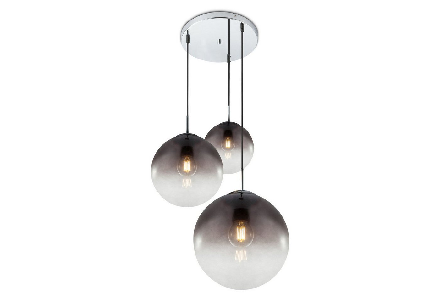 bmf-versand Hängeleuchte Hängelampe Esszimmer Rauchglas Kugeln Hängeleuchte Wohnzimmer Modern, Wohnzimmerlampe, ohne Leuchtmittel, Pendellampe bmf-versand Hängeleuchte Hängelampe Esszimmer Rauchglas Kugeln Hängeleuchte Wohnzimmer Modern, Wohnzimmerlampe, ohne Leuchtmittel, Pendellampe von bmf-versand