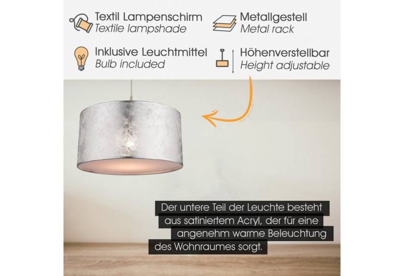 bmf-versand Hängeleuchte Hängeleuchte mit LED Pendelleuchte Esszimmer Hängelampe inkl. von bmf-versand