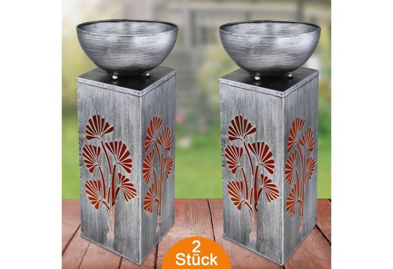 bmf-versand LED Solarleuchte Solarleuchte Garten Pflanzsäule 2er Set Solarlampe Außen Außenleuchte, beleuchteter Blumentopf, LED fest integriert, Warmweiß, Pflanzschale beleuchtet bmf-versand LED Solarleuchte Solarleuchte Garten Pflanzsäule 2er Set Solarlampe Außen Außenleuchte, beleuchteter Blumentopf, LED fest integriert, Warmweiß, Pflanzschale beleuchtet von bmf-versand